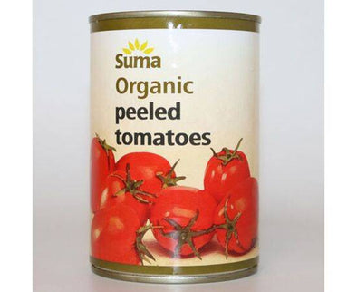 Suma Tomatoes - Whole & Peeled Organic [400g x 12] Suma