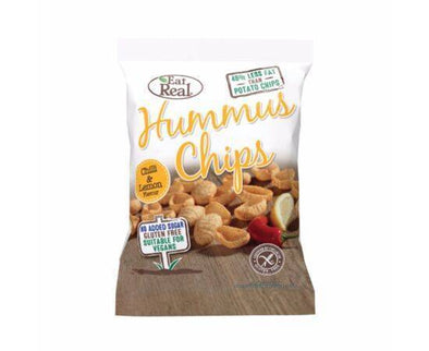 Eat Real Hummus Chilli & Lemon Chips [45g x 12] Eat Real