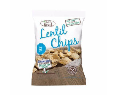 Eat Real Lentil Sea Salt Chips [40g x 12] Eat Real