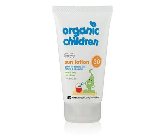 Green/Ppl Childrens Scent Free Sun Lotion Spf30 [150ml] The Green People Co