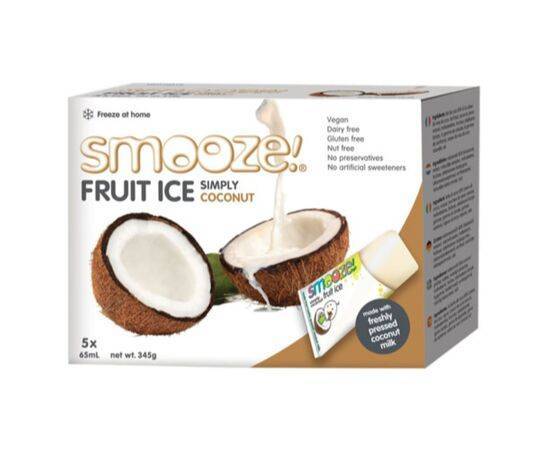 Smooze Simply Coconut Fruit Ice [(65mlx5) x 6] Smooze