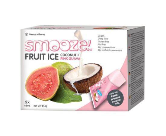 Smooze Pink Guava Fruit Ice [(65mlx5) x 6] Smooze