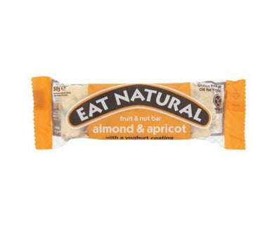 Eat Nat Almond & Apricot Bar - Yoghurt Coat [50g x 12] Eat Natural