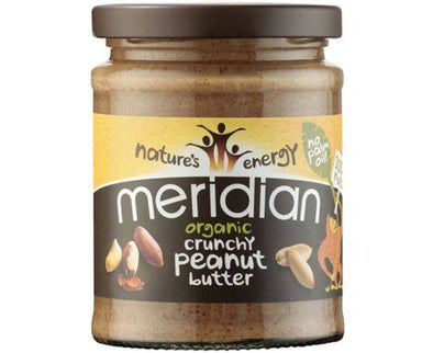 Meridian Organic Peanut Butter Crunchy 100% Nuts [280g] Meridian