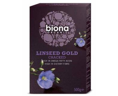Biona Cracked Linseed Gold [500g] Biona