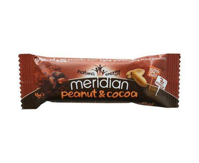 Meridian Peanut & Cocoa Bar [40g x 18] Meridian