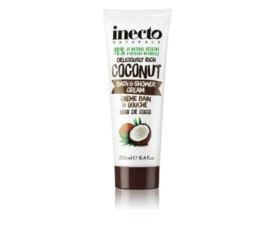 Inecto Nat Coconut Bath&Shower Cream [250ml] Inecto
