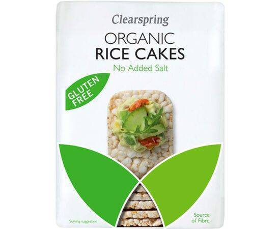 Clearspring W/grain RiceCakes NAS Org [130g] Clearspring