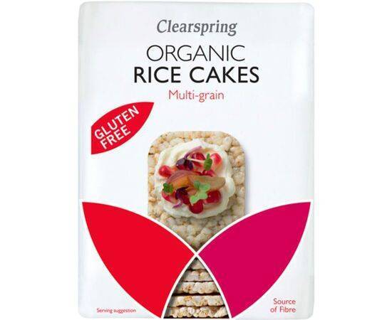 Clearspring Multigrain Rice Cakes - Org [130g] Clearspring