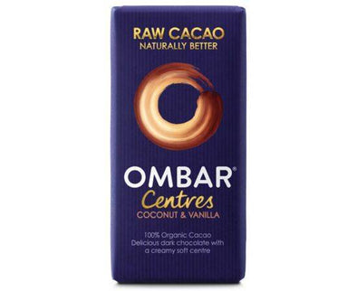 Ombar Coconut Vanilla RawChoc Centre [35g x 10] Mood Foods