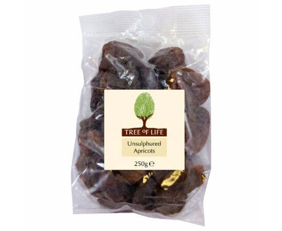 Tree Of Life Apricots - Unsulphured [250g x 6] Tree Of Life