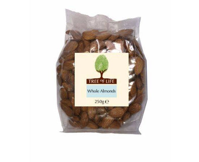 Tree Of Life Almonds - Whole [250g x 6] Tree Of Life