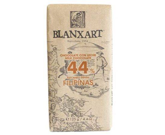 Blanxart Org Milk 44% Fillipinas Choc [125g]