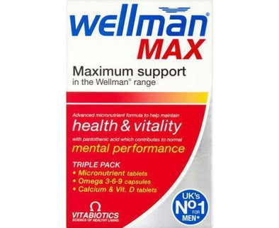 Vitabiotics Wellman MaxCaps & Tabs [28+28s] Vitabiotics