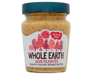 Whole/E 100% Nuts CrunchyPeanut Butter [227g] Whole Earth