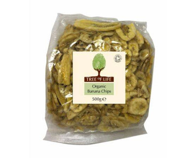 Tree Of Life Organic Banana Chips [500g x 6] Tree Of Life