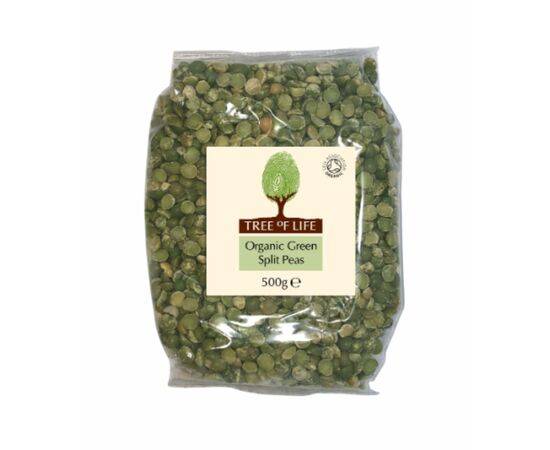 Tree Of Life Organic Green Split Peas [500g x 6] Tree Of Life