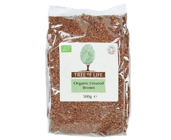 Tree Of Life Organic Linseed Brown [500g x 6] Tree Of Life