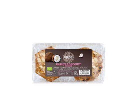 Biona Raisin & Coconut Cookies [240g] Biona