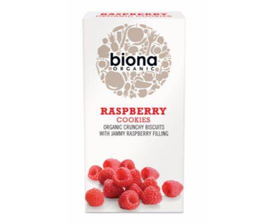 Biona Raspberry Filled Cookies [175g] Biona