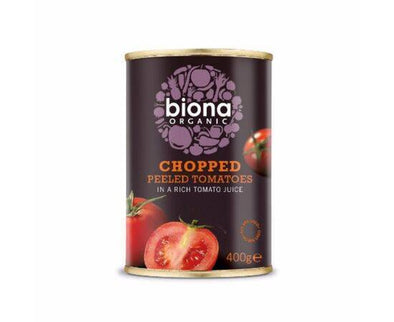 Biona Tomatoes - Chopped [400g x 12] Biona