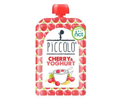 Piccolo Cherry Yoghurt &W'grain Oats 6m+ [100g x 5] Piccolo