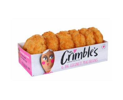 Mrs Crimbles Macaroons - Plain (Large) [6 Pack] Mrs Crimbles