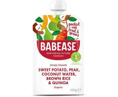 Babease Sweet Potato Pear& Coconut Water [100g x 8] Babease