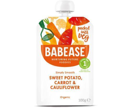 Babease Sweet Potato Carrot & Cauliflower [100g x 8] Babease