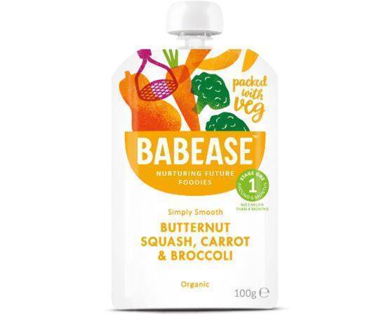 Babease Butternut SquashCarrot & Broccoli [100g x 8] Babease