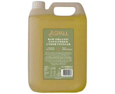 Aspall Raw Organic CyderVinegar [5Ltr] Aspall