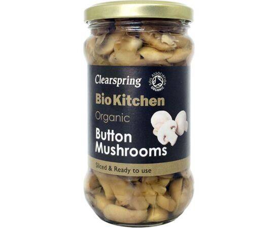 Clearspring Bio/K ButtonMushrooms [280g x 6] Clearspring