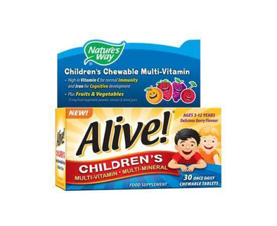 Natures Way Childrens Chewy OAD Multivitamin [30s] Natures Way