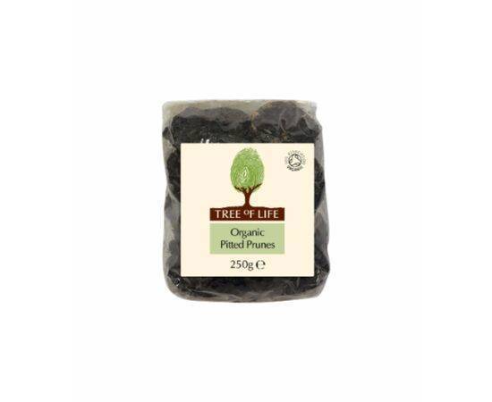 Tree Of Life Organic Prunes - Pitted [250g x 6] Tree Of Life