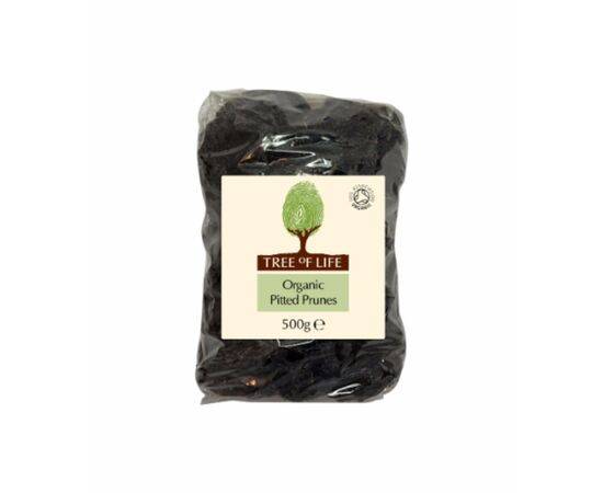 Tree Of Life Organic Prunes - Pitted [500g x 6] Tree Of Life