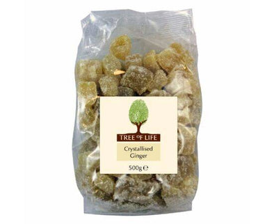 Tree Of Life Ginger - Crystallised [500g x 6] Tree Of Life