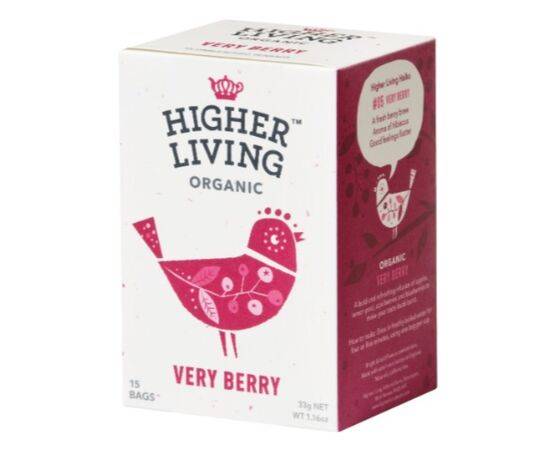 Higher/L Very Berry OrgTea [15 Bags x 4] Higher Living