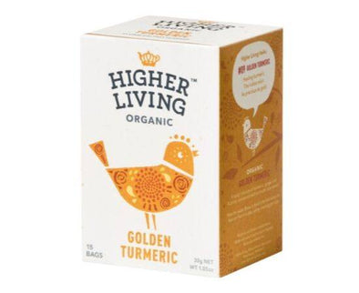 Higher Living Golden Turmeric Org Tea [15 Bags x 4] Higher Living