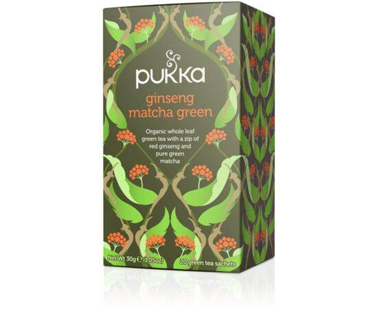 Pukka Ginseng Matcha Green Tea [20 Bags] Pukka