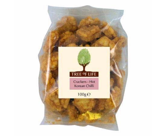 Tree Of Life Crackers - Hot Korean Chilli [100g x 6] Tree Of Life