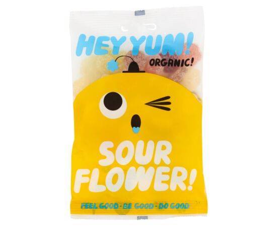 Hey Yum Sour Flower OrgSour Fruit/G Candy [100g x 10] Hey Yum