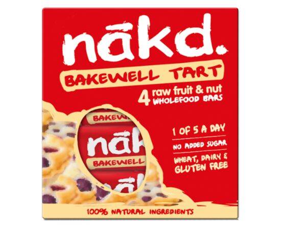 Nakd Bakewell Tart Multipack [(35gx4)] Natural Balance Foods