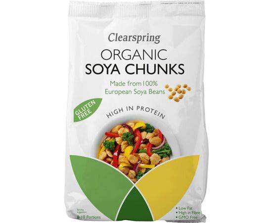 Clearspring Org Soya Chunks [200g] Clearspring