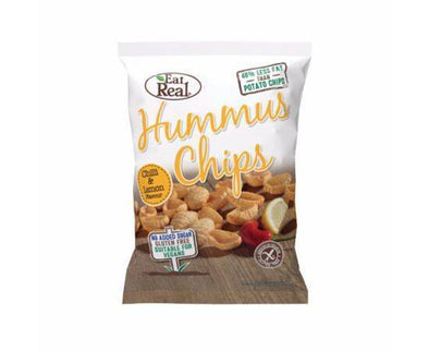 Eat Real Hummus Chilli &Lemon Chips [135g x 10] Eat Real