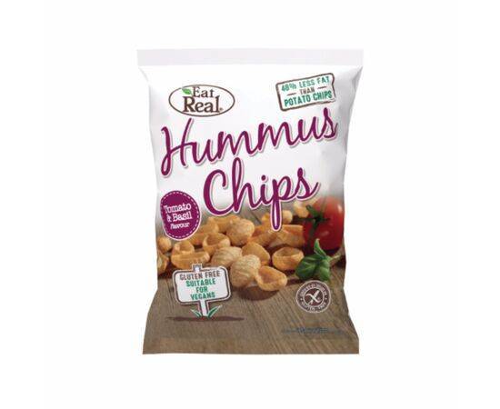 Eat Real Hummus Tomato &Basil Chips [135g x 10] Eat Real
