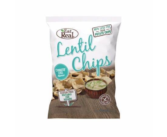Eat Real Lentil CreamyDill Chips [113g x 10] Eat Real
