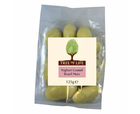 Tree Of Life Brazil Nuts - Yoghurt Coated [125g x 6] Tree Of Life