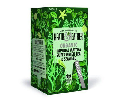 Heath&H Org Super GreenTea Matcha/Seaweed [20 Bags] Heath &