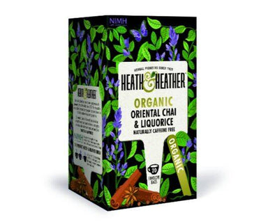 Heath&H Org Oriental ChaiLiquorice [20 Bags] Heath &