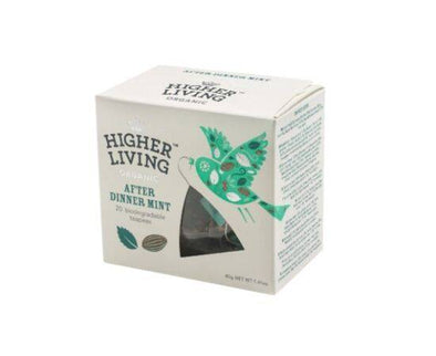 Higher Living After Dinner Mint Teapees [20 Bags] Higher Living